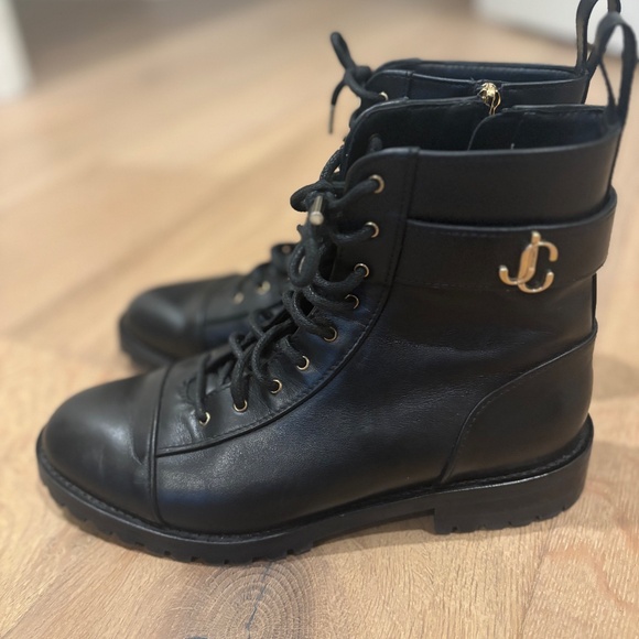 Jimmy Choo Cayo Leather Boot, Black - Picture 4 of 9